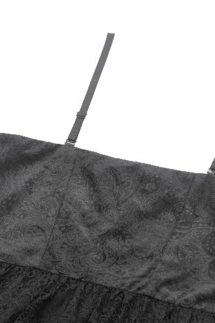 Fishtail Lace Gothic Slip Dress for Graduation