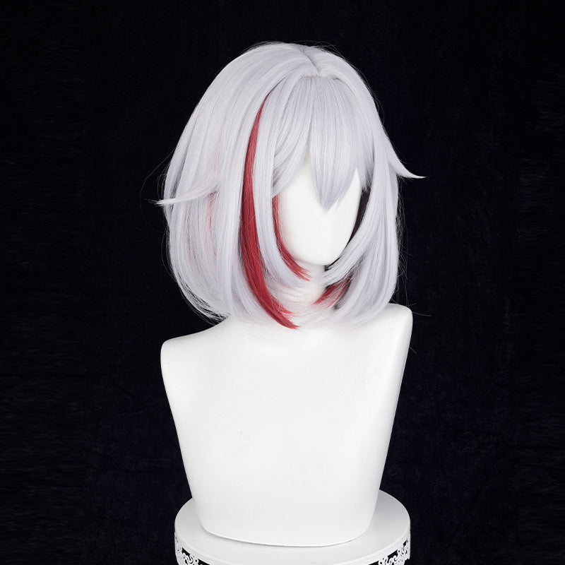 Honaki Star Rail Topaz White with Red Cosplay Wig ON1307