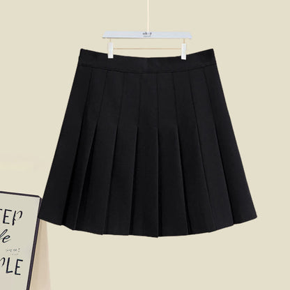 Sweater Skirt Cardigan Shirt Embroidery Pleated Set Colorful