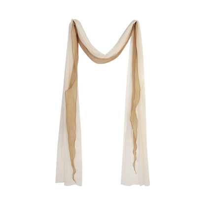 Vintage Pieces Top Lace Veil Sequin Four Skirt Embroidery Shawl