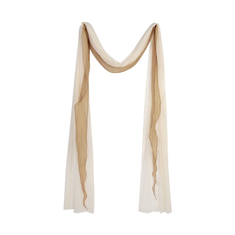 Vintage Pieces Top Lace Veil Sequin Four Skirt Embroidery Shawl