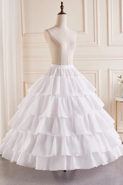 Ivory Multi-Tiered Fishbone Sweet Lolita Petticoat
