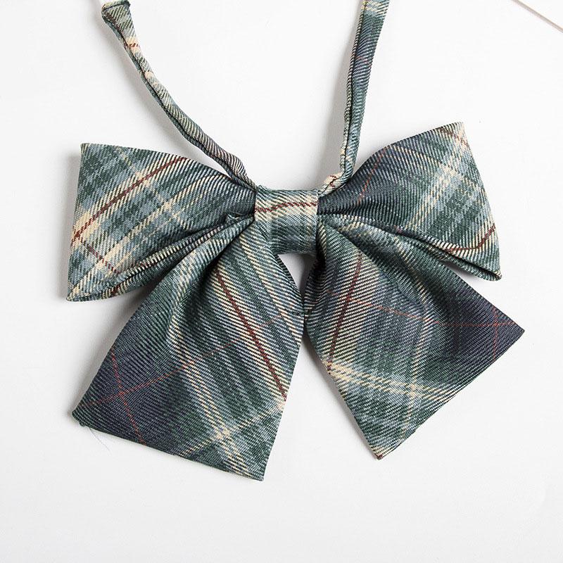 Plaid Japanese JK Bow Tie Shirt Accessories