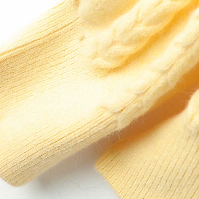 Sweater Blossom Tulle Decor Skirt