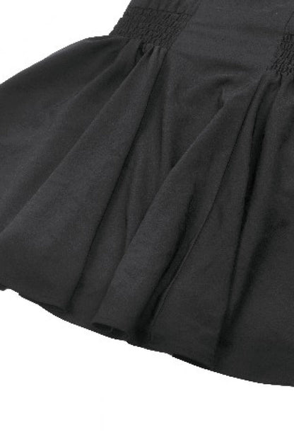 Obsidian Lapel Collar Sleeveless Lace Button-Front Gown - Graduation