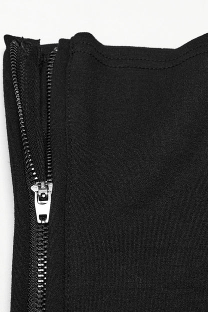 Punk Half-Finger Gloves with Rubber Patches