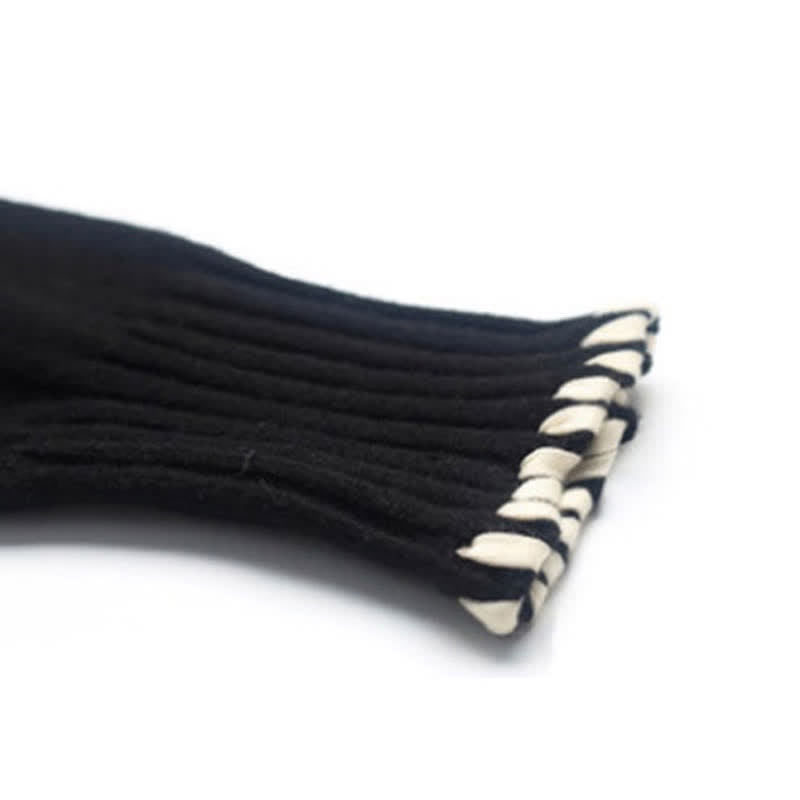 Bow Black Sweater Denim Pants Set Decor Knit