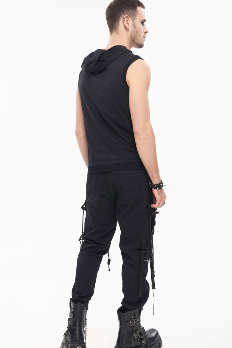 Fine Twill Reversible Chain Buckle Detail Pants