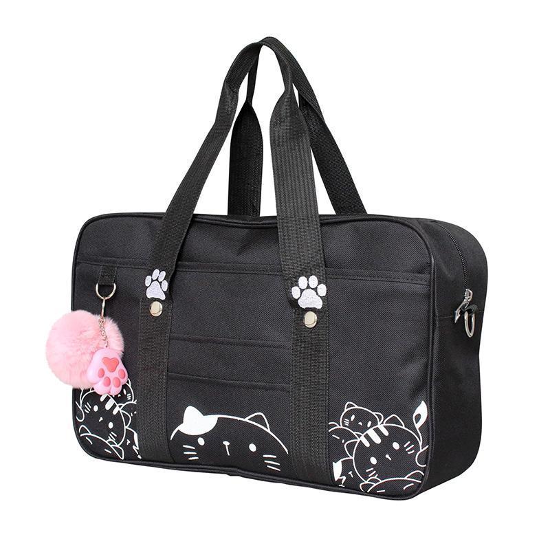 Sac à bandoulière pour uniforme de dessin animé Kawaii JK Cat