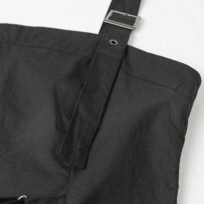 Sweater Buckle Set Irregular Slip Dress