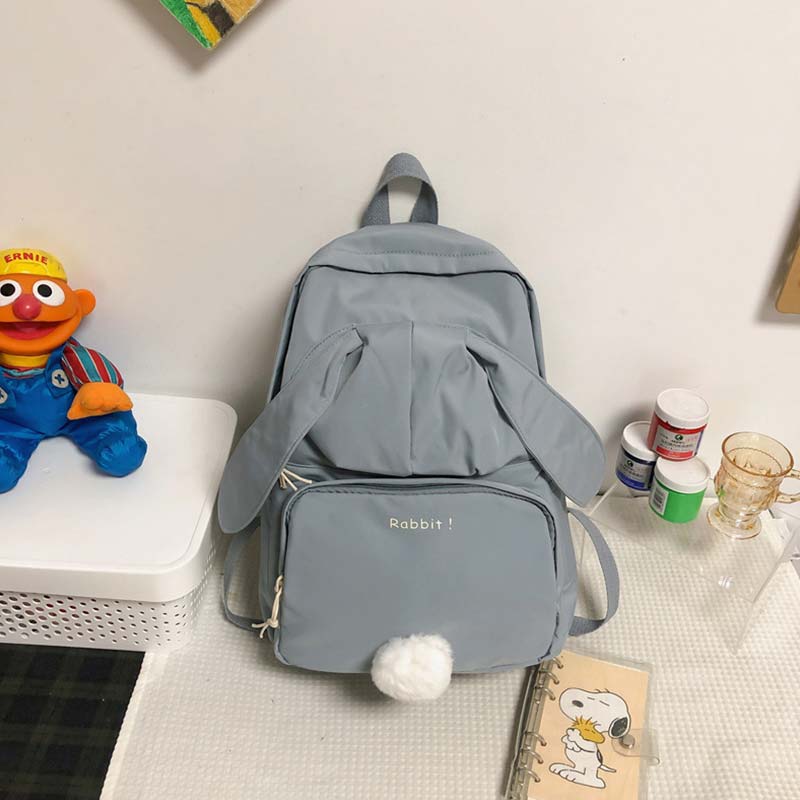 Süßer Rucksack mit Cartoon-Hasenohren