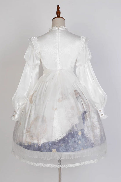 Lantern Sleeve Ruffle Sweet Lolita JSK Gown