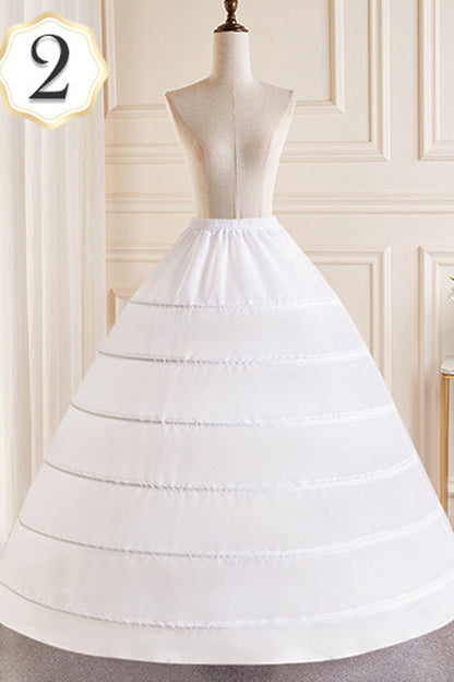 Ivory Multi-Tiered Fishbone Sweet Lolita Petticoat