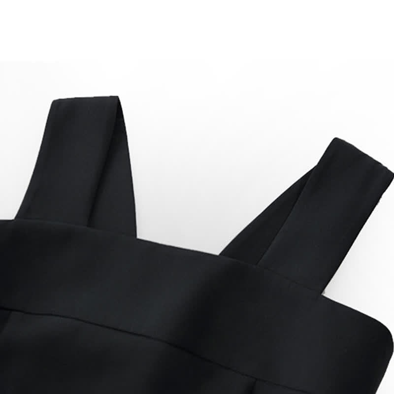 Sweater Stripe Chic Slip Two Dress Pieces