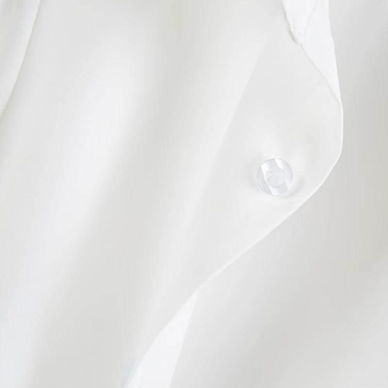 Spring Lapel Print Dress Slip Shirt Loose Green Vintage