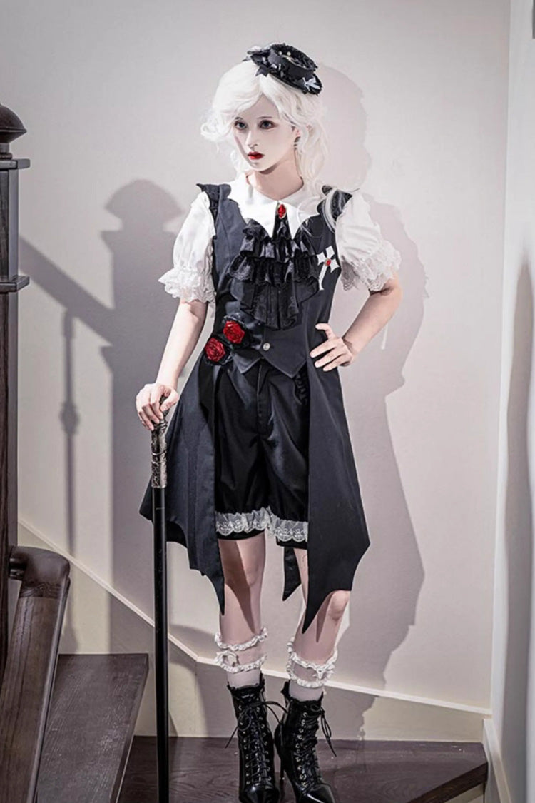 Sleeveless Ouji Prince Vest with Elegant Details