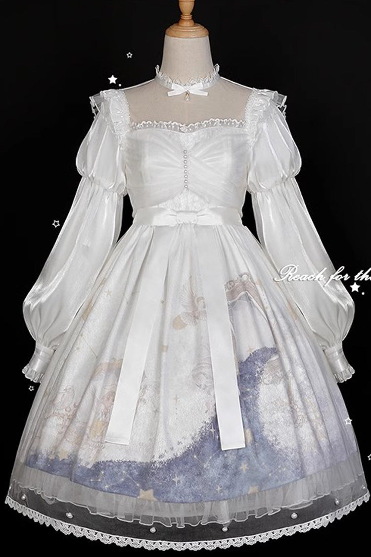Lantern Sleeve Ruffle Sweet Lolita JSK Gown
