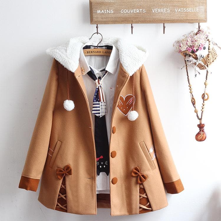 Manteau en laine pour étudiant SpreePicky Sweet Bunny SP1711279