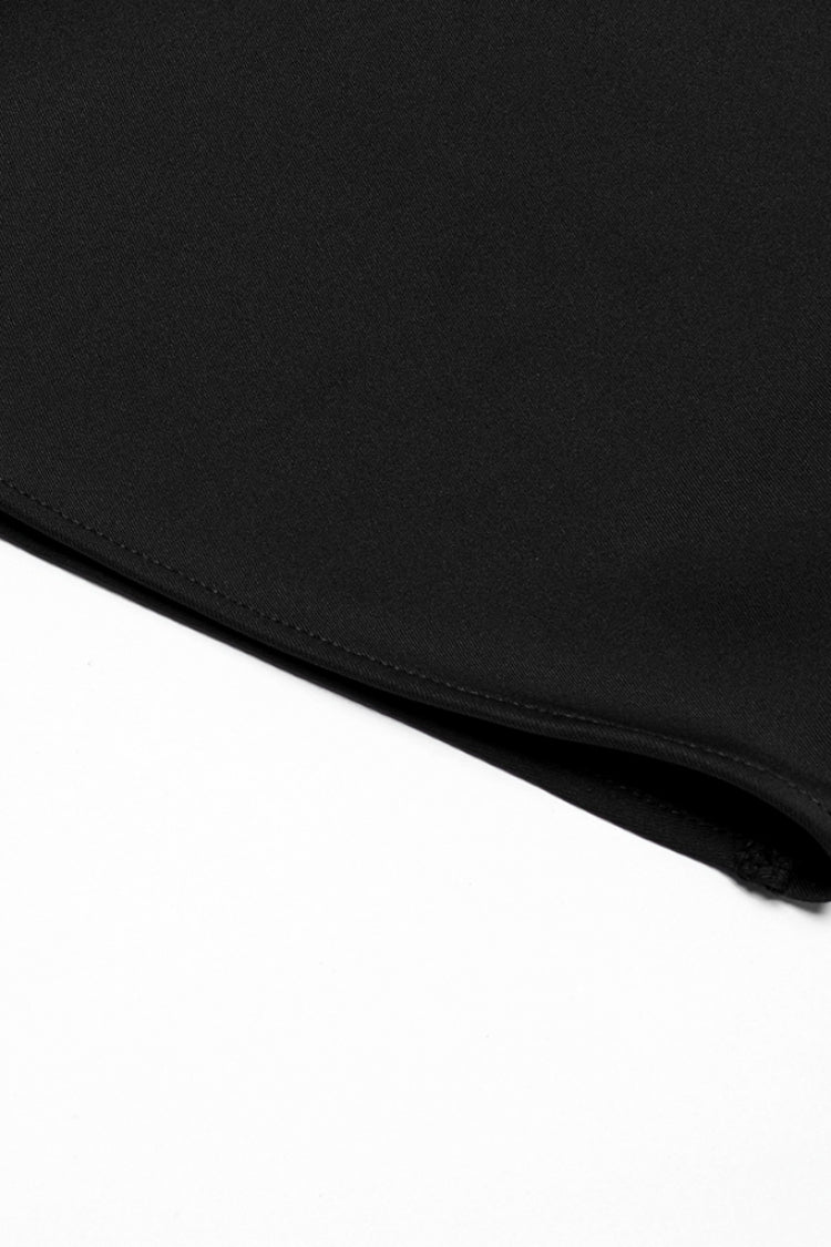 Punk Trousers with Asymmetric Zipper and Mesh Panels