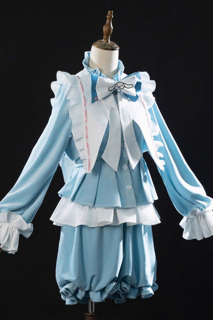 Long Sleeve Ruffled Bow Sweet Prince Ouji Lolita Set