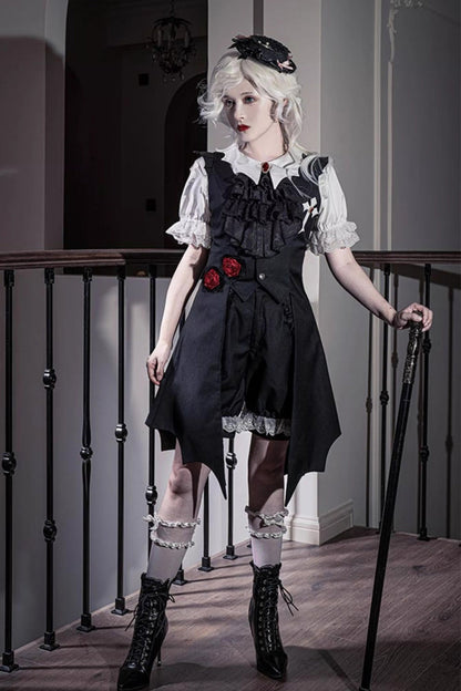 Sleeveless Ouji Prince Vest with Elegant Details