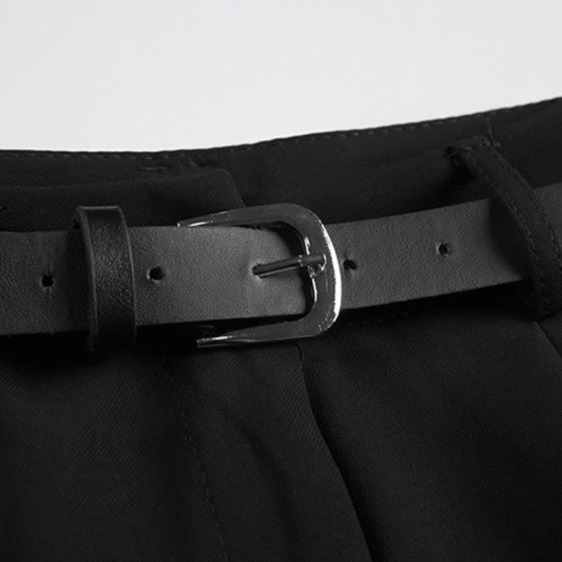 T-Shirt Dye Tie Drawstring Shorts Black