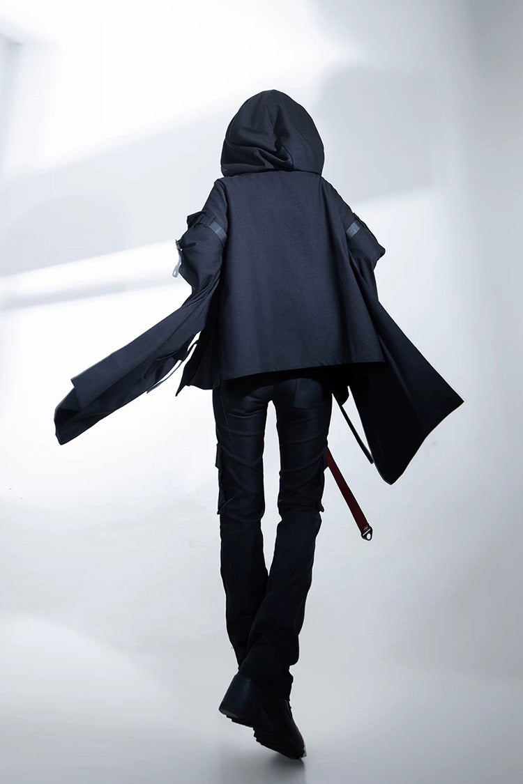 Stand Collar Long-Sleeve Gothic Prince Ouji Pants Set