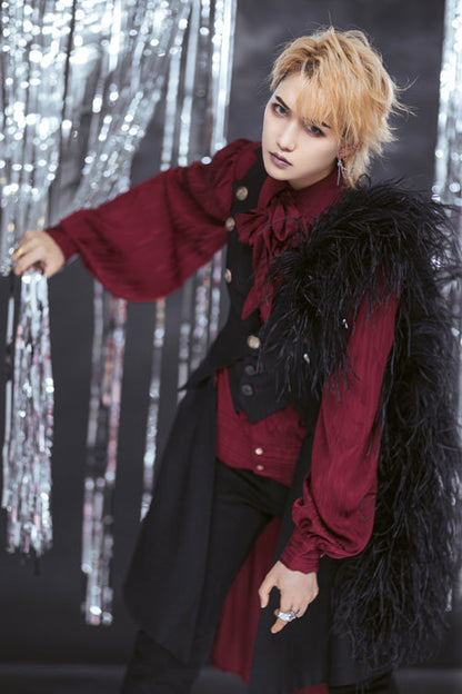 Immortal Thorn Light in the Dark Ouji Lolita Vest Black