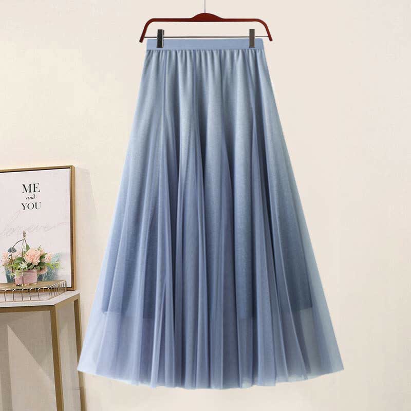 Sweater Blossom Tulle Decor Skirt