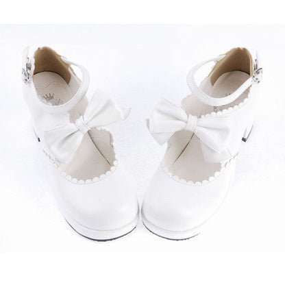Bow Platform Sweet Lolita Ankle Shoes