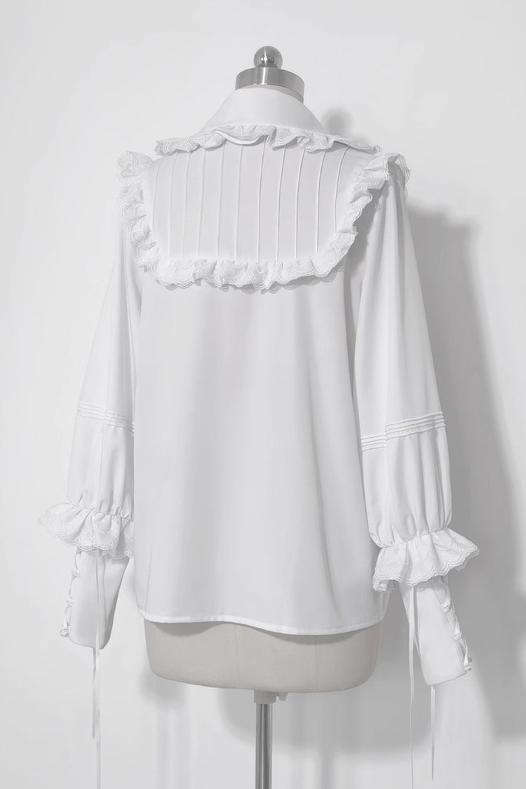 Pure White Rabbit Theater Blouse