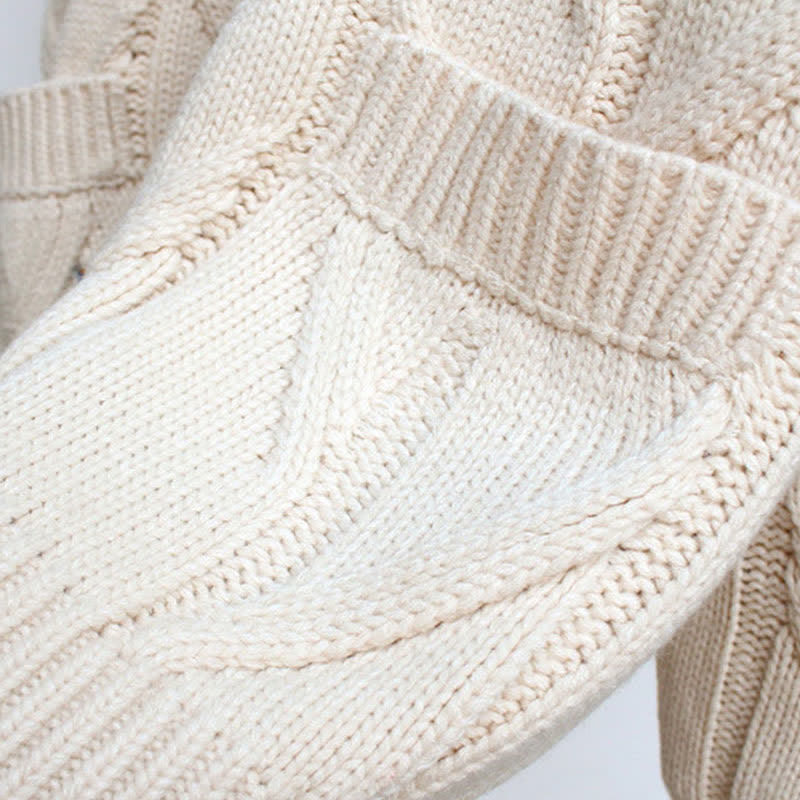 Sweater Set Colorful Embroidery Dress Slip Cardigan