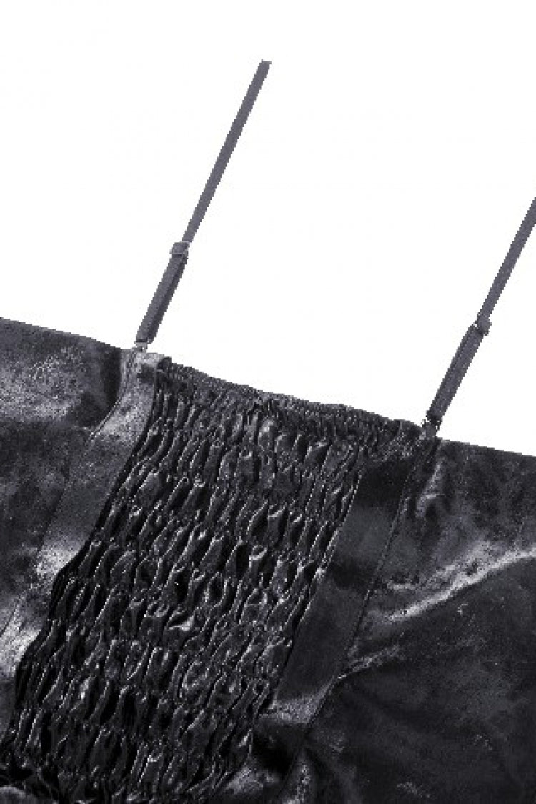 Ruffled Punk Slip Dress for Parties and Graduation