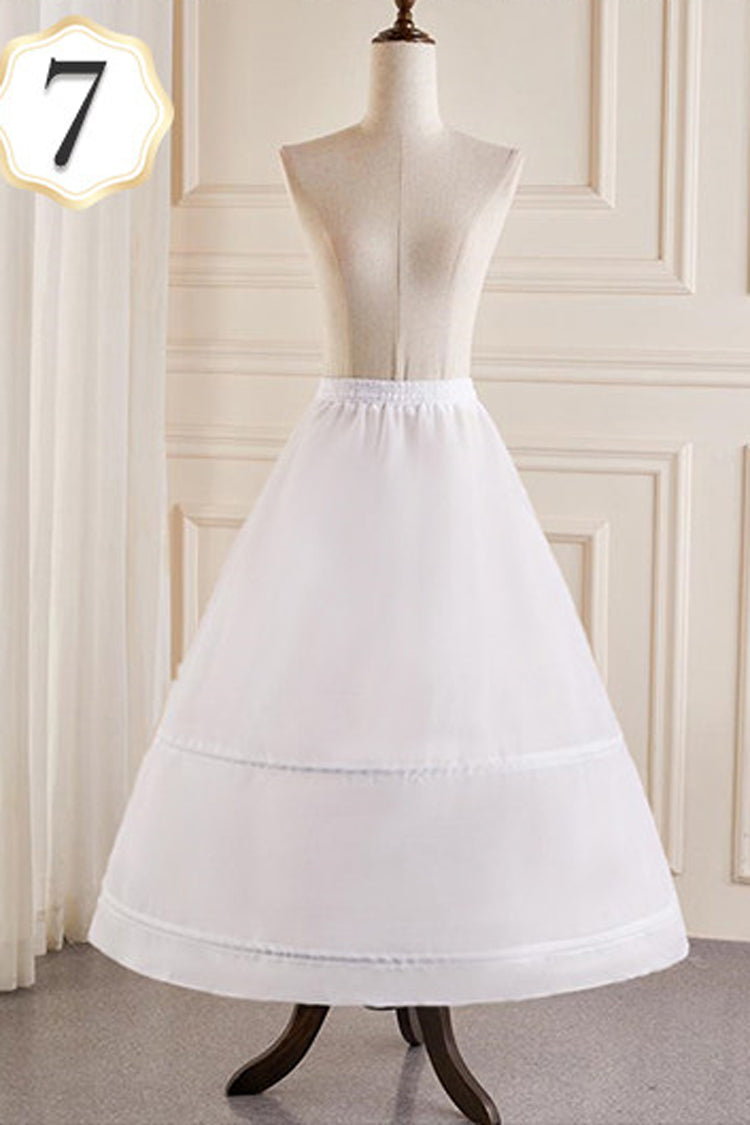 Ivory Multi-Tiered Fishbone Sweet Lolita Petticoat