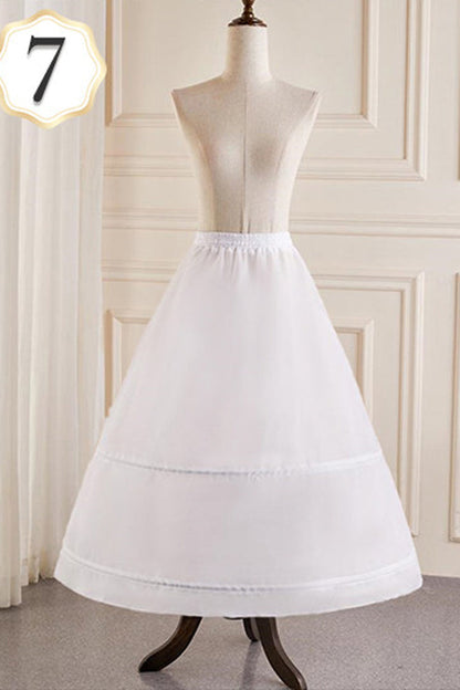Ivory Multi-Tiered Fishbone Sweet Lolita Petticoat