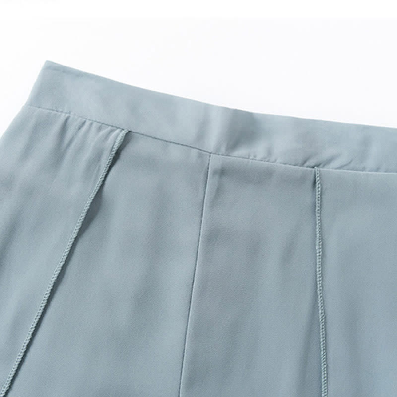 T-Shirt Set Chiffon Split Printed Pants Chic