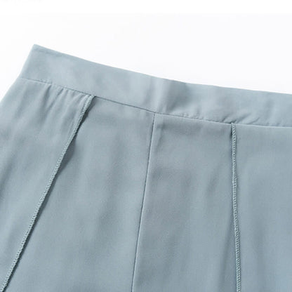 T-Shirt Set Chiffon Split Printed Pants Chic