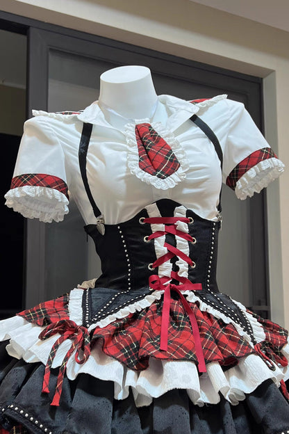 Ivory Opera Rock Girl Classic Lolita Blouse