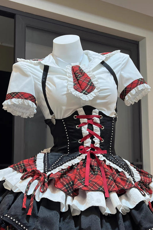 Ivory Opera Rock Girl Classic Lolita Blouse