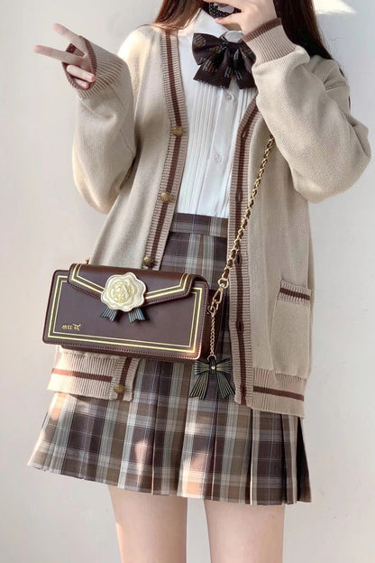 Rose Chain Crossbody Bag in Sweet Style