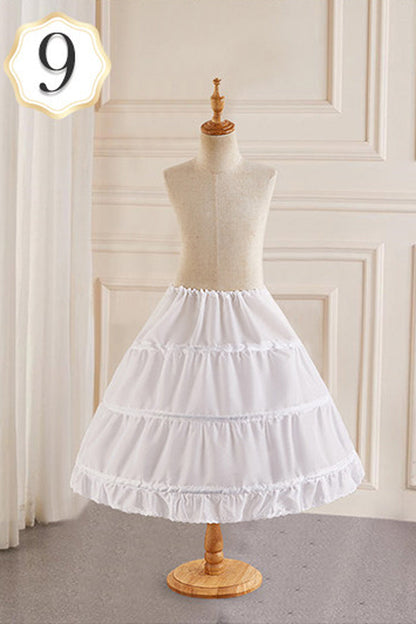 Ivory Multi-Tiered Fishbone Sweet Lolita Petticoat