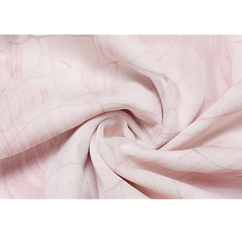 Cardigan Pink Slip Sweater Long Dress Outerwear Flouncing