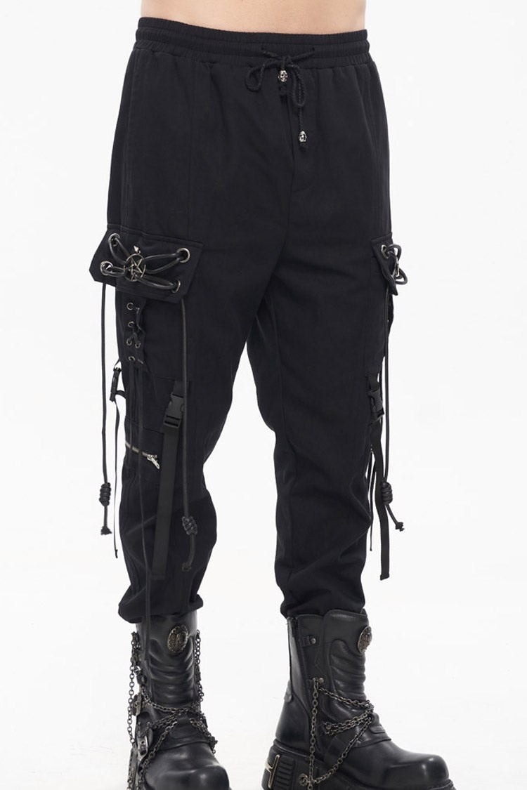 Fine Twill Reversible Chain Buckle Detail Pants