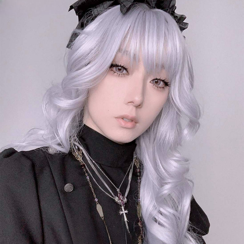 Princess Amu Silver Curly Wig ON1513