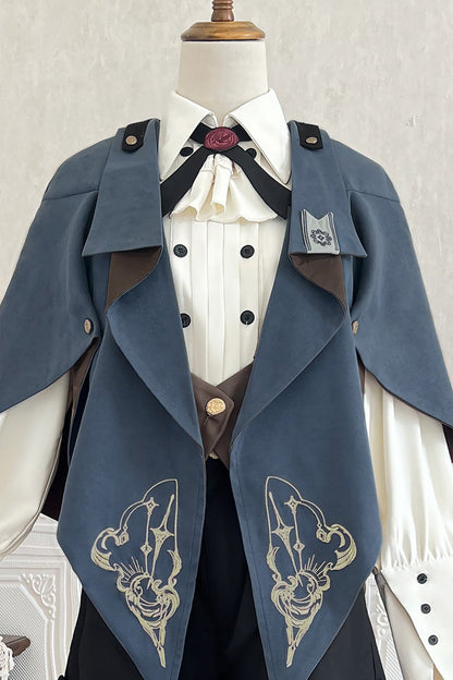 Printed Ouji Prince Handsome Lolita Cloak