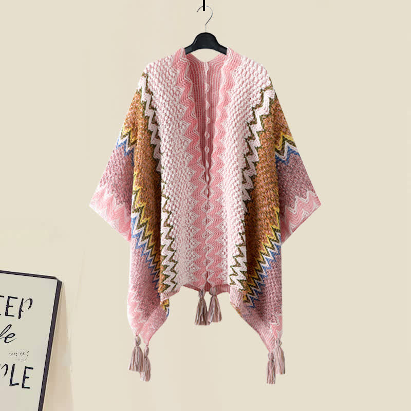 Dress Tassel Shawl Wrap Slip Pink Boho