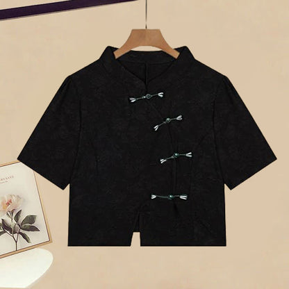 Shirt Vintage Pieces Button Painting Two Pants Wash