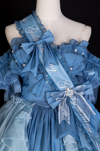 Elegant JSK Set with Ruffle Hanayome Bow