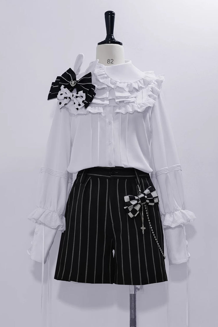 Pure White Rabbit Theater Blouse