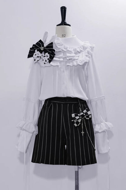 Pure White Rabbit Theater Blouse